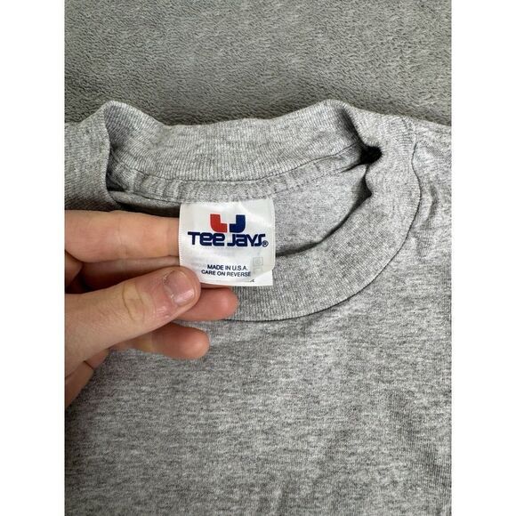 Vintage 90s Marlboro Man Short Sleeve T Shirt Men's Size XL Gray - Picture 6 of 11